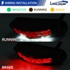 LOKLISUM Motorcycle Rear Light High Brightness and Easy Installation Brake