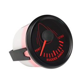 ELING Waterproof Boat Rudder Angle Indicator Gauge Meter 0-190ohm Signal 2"(52mm) with Backlight