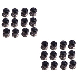 Operitacx 2sets 6mm Diamond Jewelry Fine Cutting Art Design Rhinestones Metal Clothing Accessories Pewter Rim DIY Decorations 100pcs*2