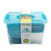 KOLORAE 100-Piece Food Storage Container Set – BPA-Free Plastic, Nesting