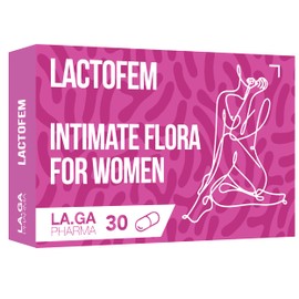 LA.GA Vaginal Probiotics for Women, Intimate Flora, 30 Capsules