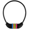 IDEALUX Bike Lock Cable, Bicycle Cable Lock with 4 Digit