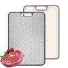 Titanium Cutting Board, Double Sided Medical-grade, Pure Titanium/Wheat straw PP