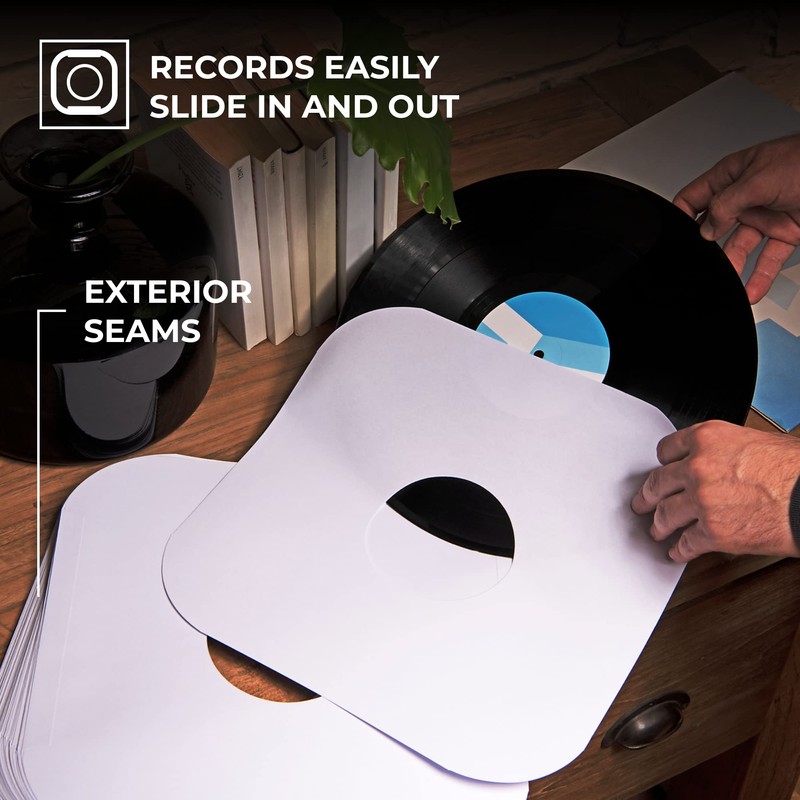 Big Fudge 25x Vinyl Record Inner Sleeves - Round Corners