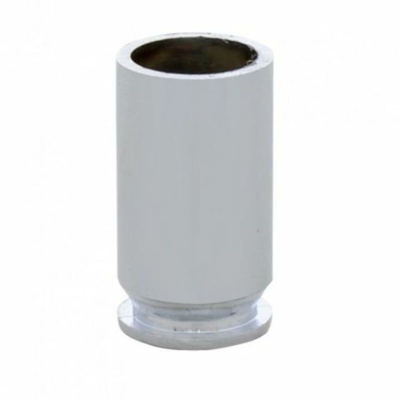 Chrome Bullet Casing Shape Valve Caps, Standard Fit, Set of