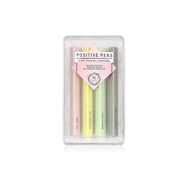 Positive Pens - Soft Touch, Set of 4