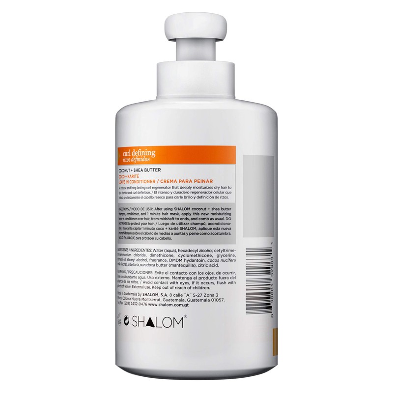 Shalom LEAVE IN CONDITIONER COCONUT AND SHEA BUTTER
