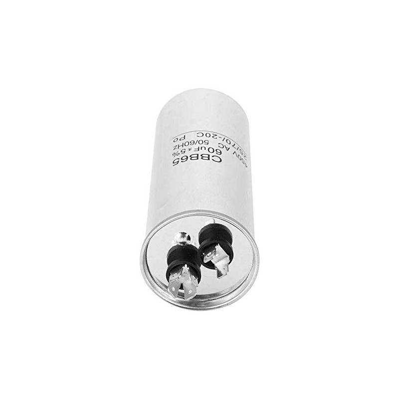 Genérico CBB65 60UF 450V Capacitor for Air Conditioning, Aluminium Compressor,