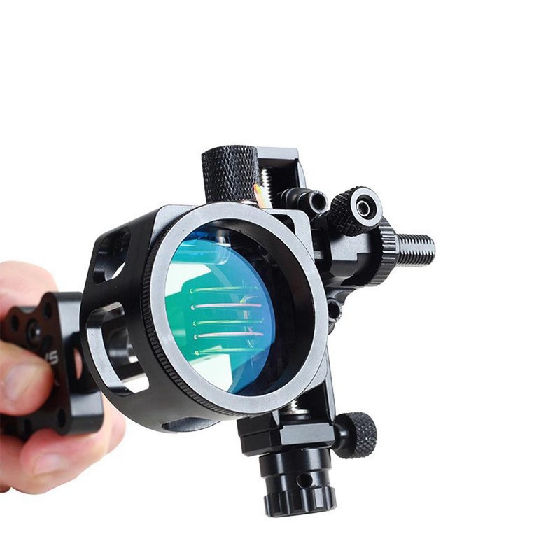 5 Pin Bow Sight Long Bar Wrapped Compound Bow Sight