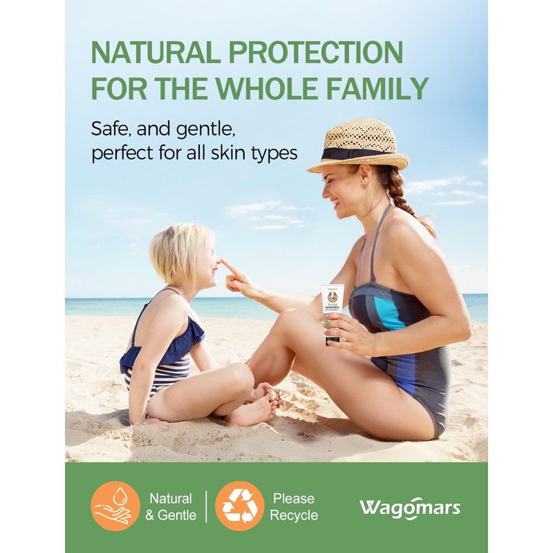 Beef Tallow Sunscreen SPF 50 - Non-Toxic Natural Mineral Sunscreen
