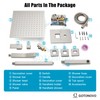 gotonovo Shower System with Tub Spout 12 Inch 3 Function