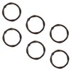 Zenna Home 12-pk. Never Rust Bronze Finish Shower Ring Set