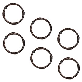 Zenna Home 12-pk. Never Rust Bronze Finish Shower Ring Set One Size Bronze
