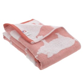 Top Factory Imabari Face Towel, Fluffy Gauze, Imabari Towel, Pig Approx. 13.4 x 31.5 inches (34 x 80 cm), Made in Japan, Red