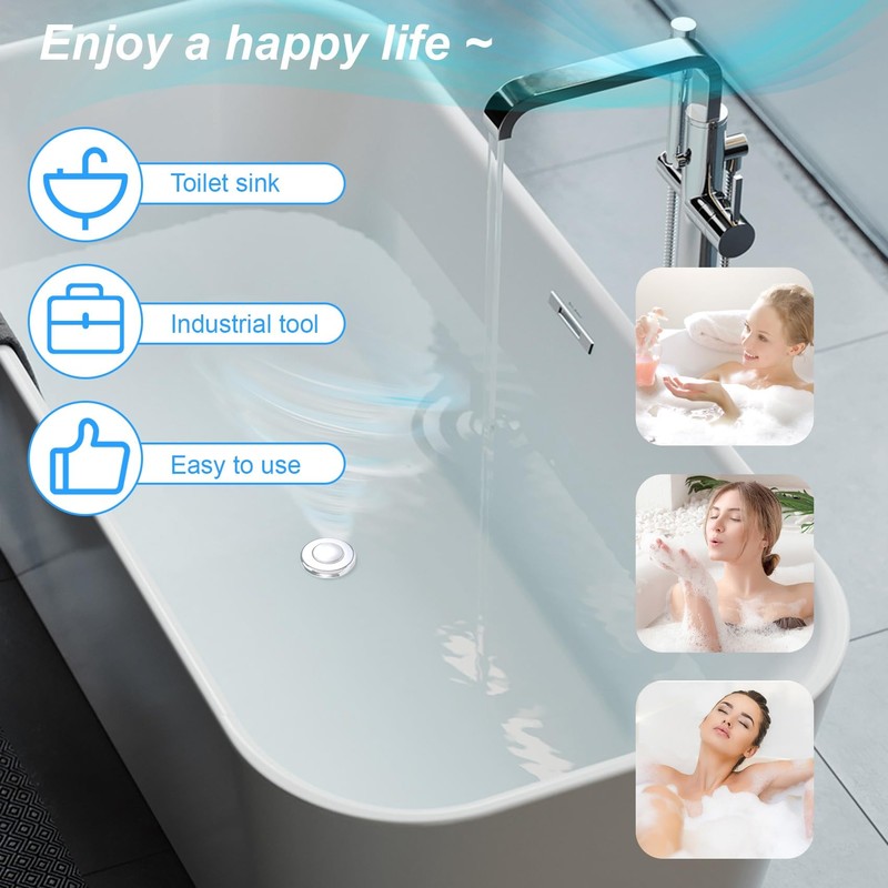 RESFNSE 16A On Off Push Button Switch Jetted Jet for