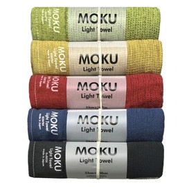 MOKU Face Towels, Set of 5, 13.0 x 39.4 inches (33 x 100 cm), Gift (Vivit)