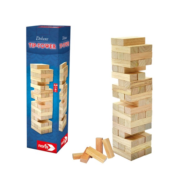 Noris 606101020 606101020-Tip Tower Deluxe Family Game