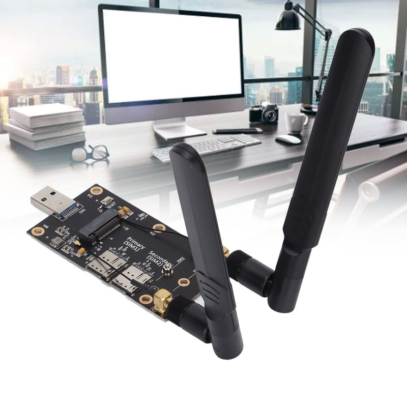 ciciglow NGFF M.2 to USB3.0 Adapter, Dual SIM Card Slot