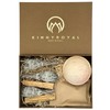 KinnyRoyal Smudge Kit: White Sage Sticks, Palo Santo & Soapstone