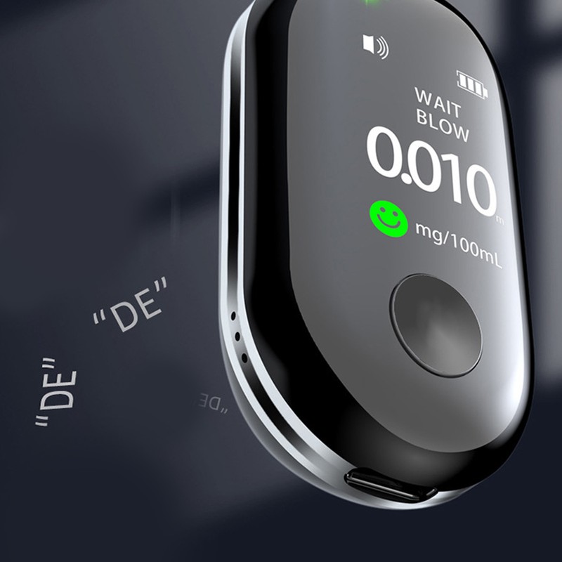 Alcohol Tester USB Charging Contactless Accurate Mini Breath Alcohol Detector