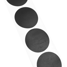 Tiardey 2 Volumes Round Blackboard Labels Waterproof Reusable Blackboard Sticker Set for Kitchen Pantry Office