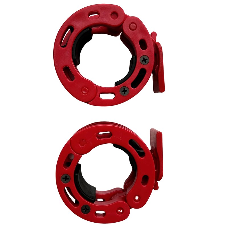 Clamps for 2 Inch Olympic Barbell, Locking Weight Clips, Locking