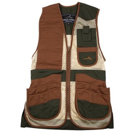 Wild Hare Shooting Gear Heatwave Mesh Vest, Forest Green/Brown (Medium, Right Handed)