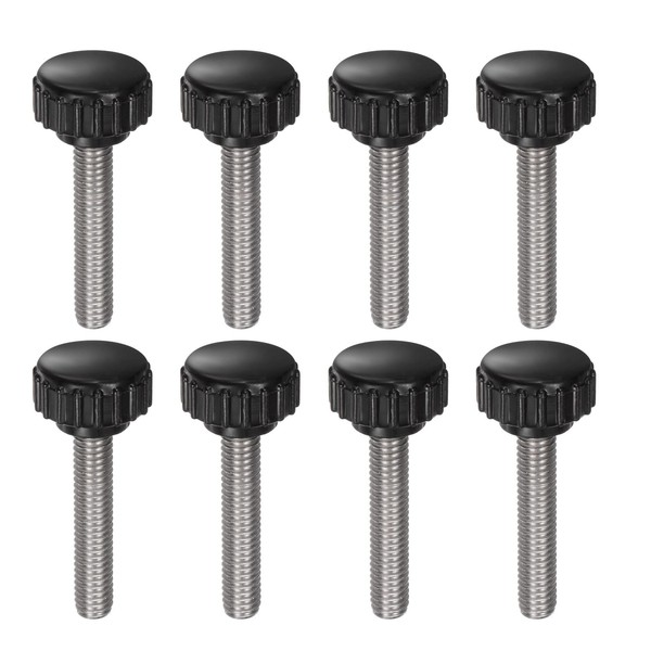 QUARKZMAN Pack of 8 Thumb Screws with Thread M6 x