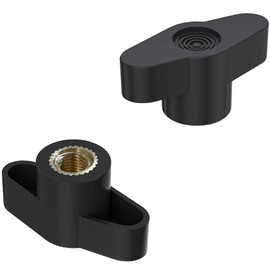 8 PCS Clamping Handle Quick Release Screws Nuts Knobs (M8)