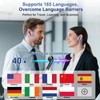 2026 AI Translation Earbuds Real Time, 165 Language Translator Earbuds