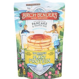 Birch Benders Pancake & Waffle Plant Protein, 14 Oz,, (Pack Of 6)