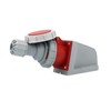 IEC 60309 Waterproof Industrial Connector Socket, 5Pin 16A 380V-415V 3P+E+N
