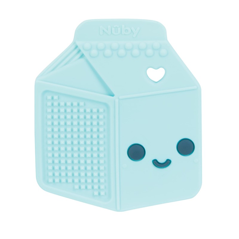 Nuby All Silicone Milk Carton Teether - 3+ Months