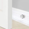 Baldwin Estate 4505.260 Modern Floor Bumper in Polished Chrome, 1.18"