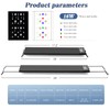 AQQA Aquarium Light,Multi-Function Fish Tank Led Light 24/7 DIY Auto
