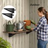 Storage Shed Shelf Brackets Compatible with Suncast,