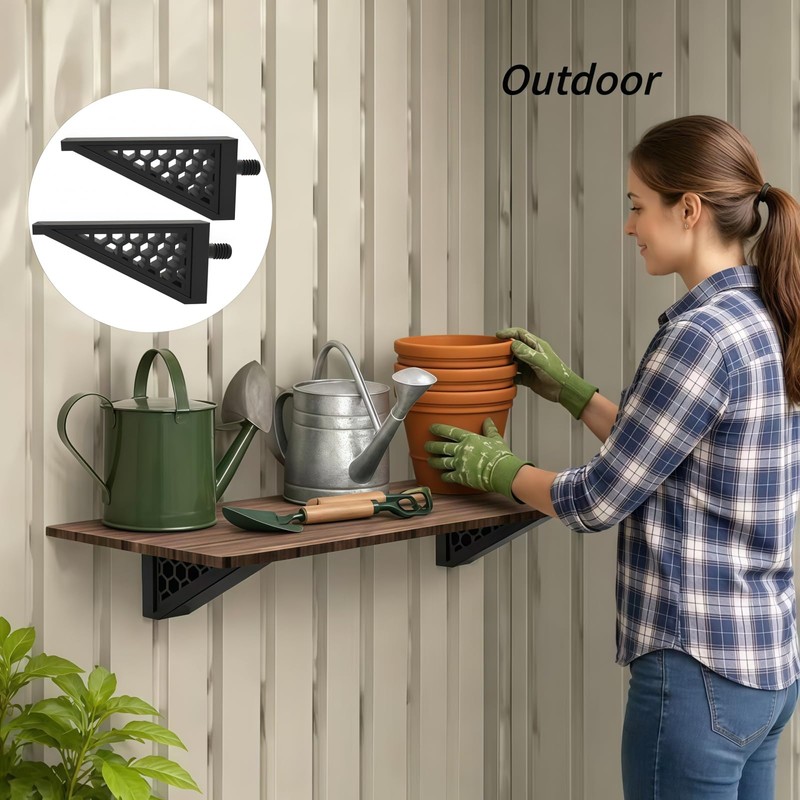 Storage Shed Shelf Brackets Compatible with Suncast,