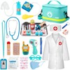 Sundaymot Doctor Kit for Kids 34 Pcs Pretend Playset for