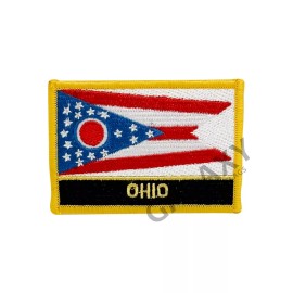 Ohio State Patch / Ohio Flag / Iron On