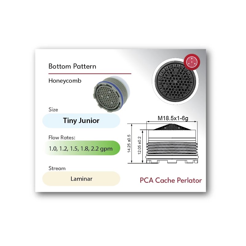 Neoperl Cache Laminar Stream Aerator 1.8 gpm Hidden Faucet -