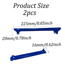 Runseaway 2Pcs Bike Chainstay Protector Universal Frame Chain Guard Cover Anti-Scratch Protective Pad for Mountain Bike MTB Road Bicycle Easy Install Lightweight(Blue)