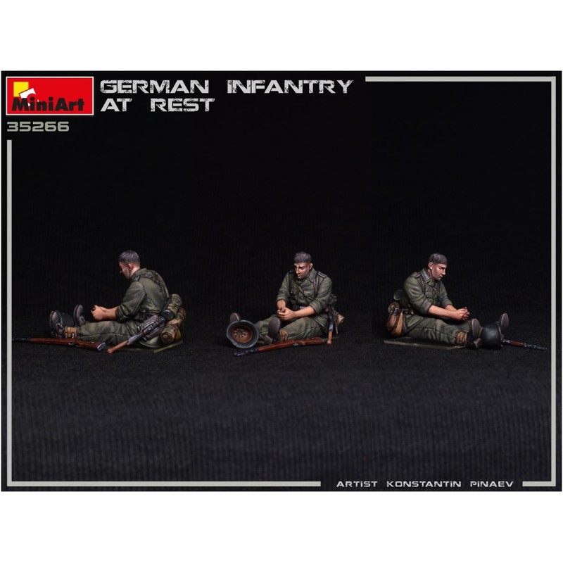 Mini Art MA35266 1/35 German Army Infantry Rest 4 Pieces