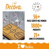 DECORA, 0816015 Set Decorativo per Dolci a Tema Basket, Contiene