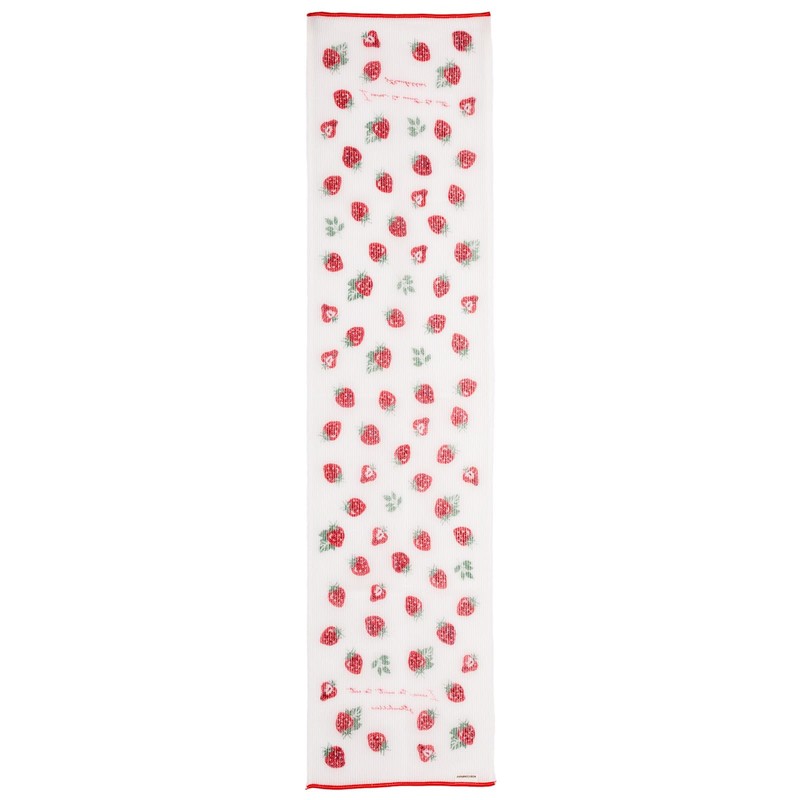 Cozy Company Strawberry Nylon Body Towel, Made in Japan, Nylon,