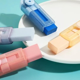 Erasers for Elementary School Students Set of 4 Extendable School Office Supplies Stationery Gift Learning Office Supplies