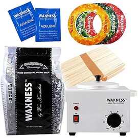 Wax Necessities Barbero Grooming Men Stripless Waxing Kit with Big 2.2 Pound Wax Bag