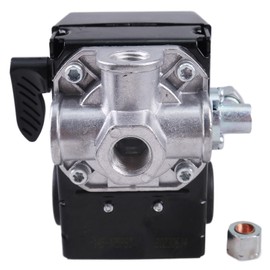 Fakojer 1/4" 147-175 Psi 4 Port Pressure Switch 23474653 23474653-A Compatible with Ingersoll Rand Air Compressor 2340L5 2340N5 TS4L5 TS51