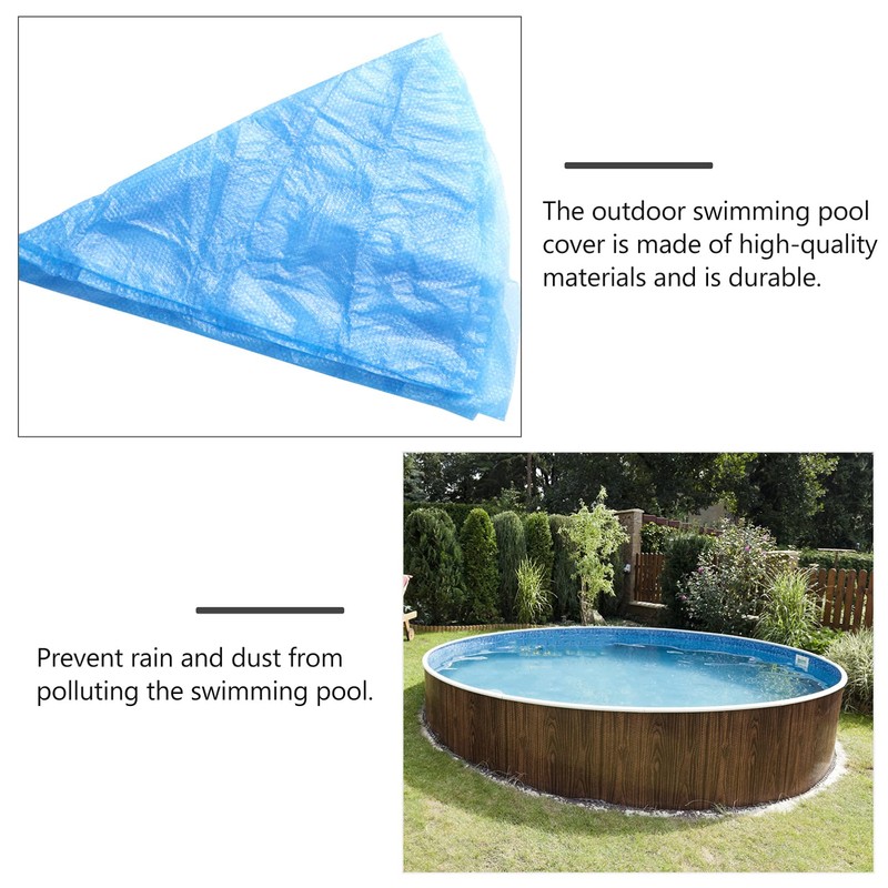 NOLITOY 1pc Outdoor Pool Heat Preservation Cover Pe Bubble Cloth