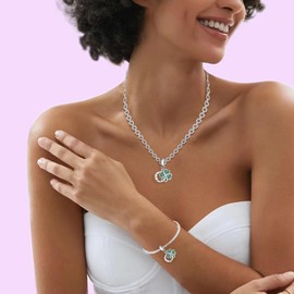 LNQOBU 925 Sterling Silver Charms for Bracelets and Necklaces Pendants Beads Mother's Day Charms Jewelry Gift for Women Girls