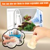 24 Pack Bamboo Dish Scrub Brushes Set Kitchen Brushes Scrubber